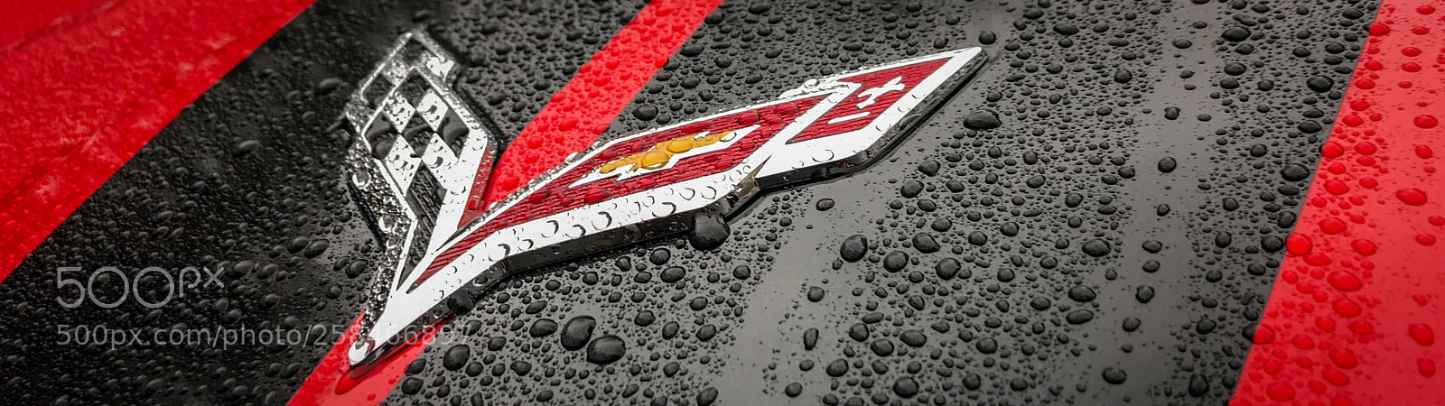 Apple iPhone 7 Plus sample photo. Corvette all wet...  photography