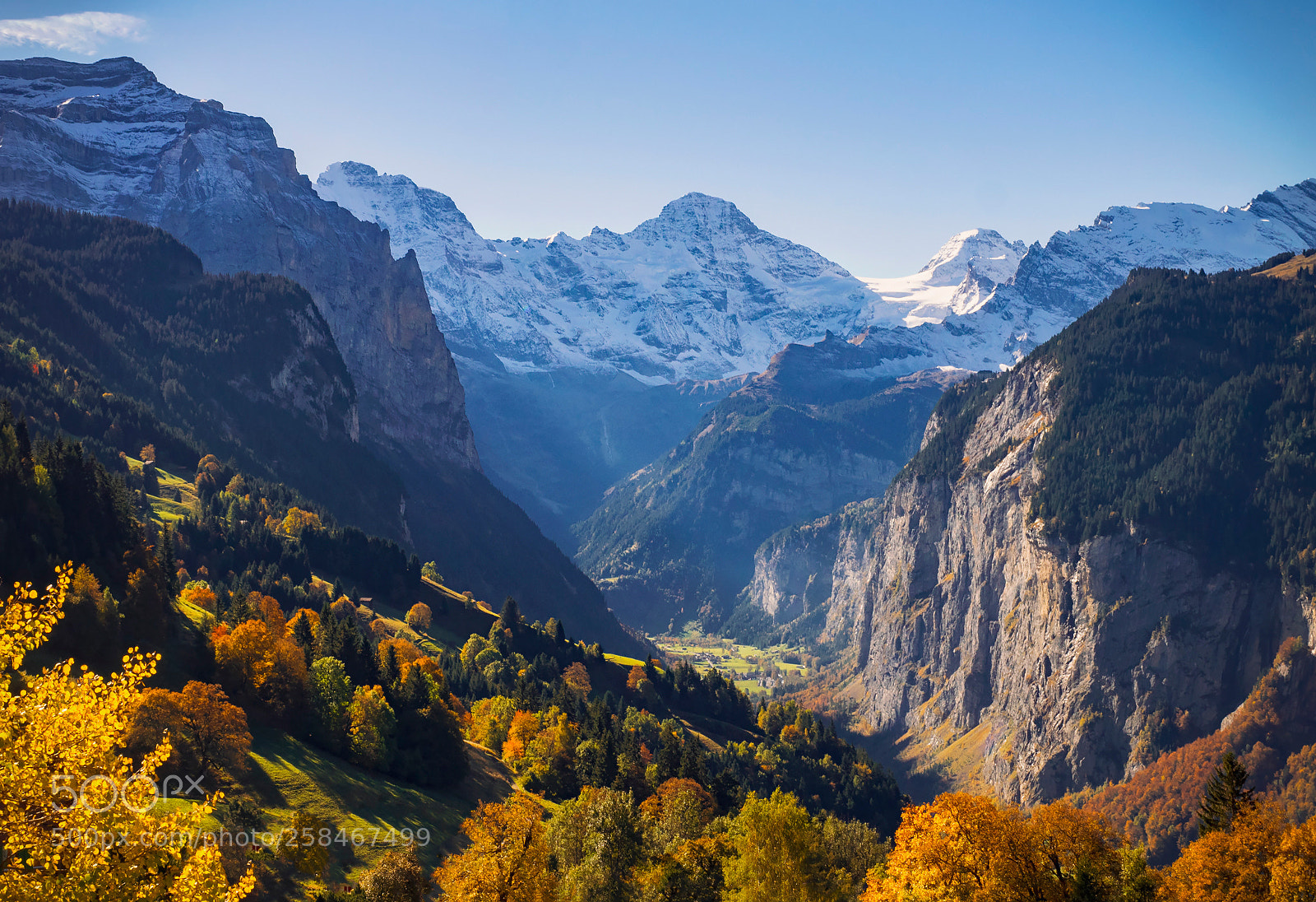Olympus OM-D E-M1 sample photo. Lauterbrunnen valley photography