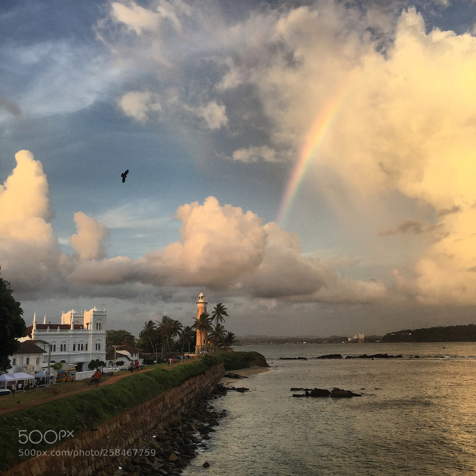 Apple iPhone 6 sample photo. Rainbow at galle photography