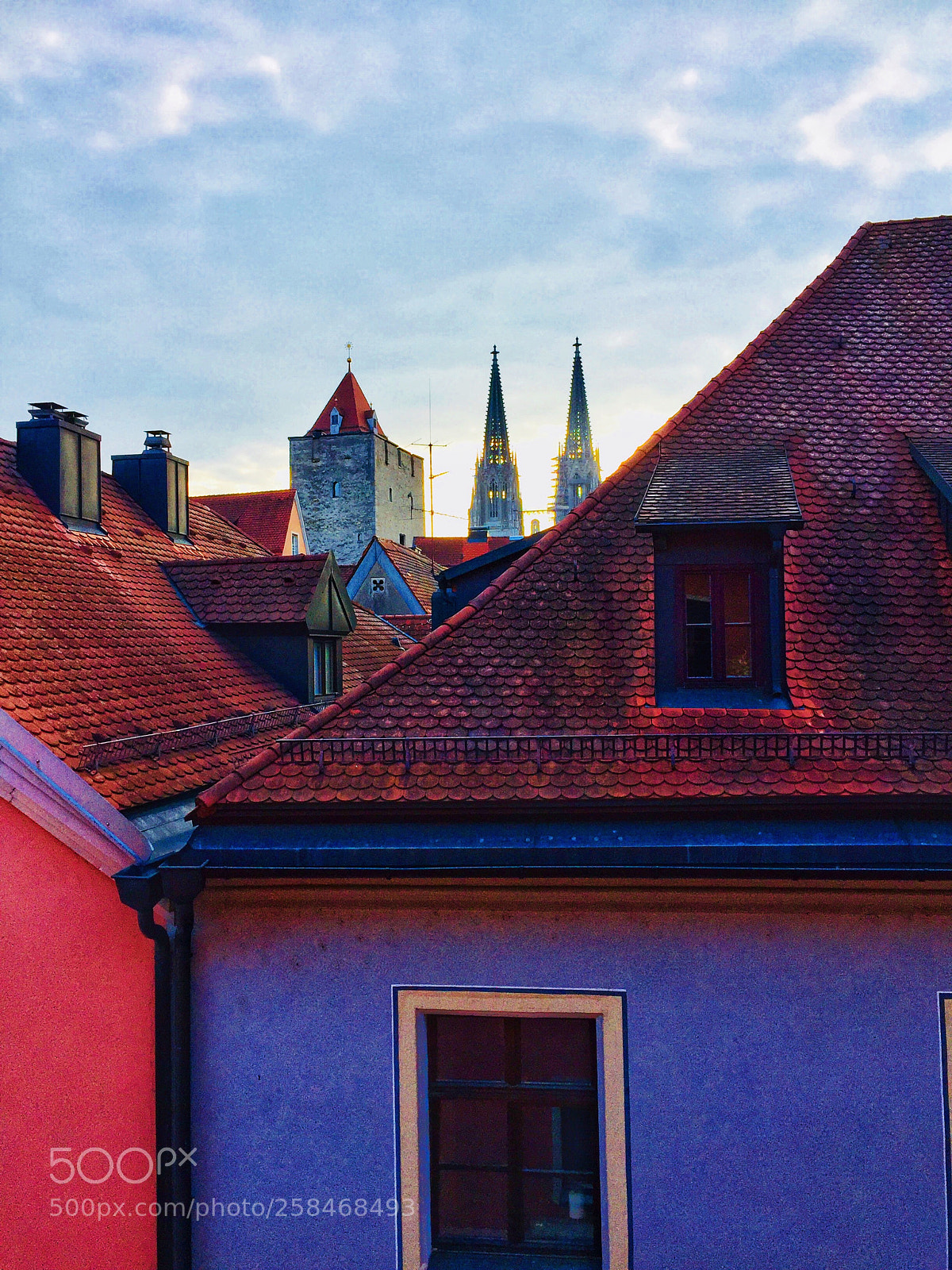 Apple iPhone 6 Plus sample photo. Morning regensburg photography
