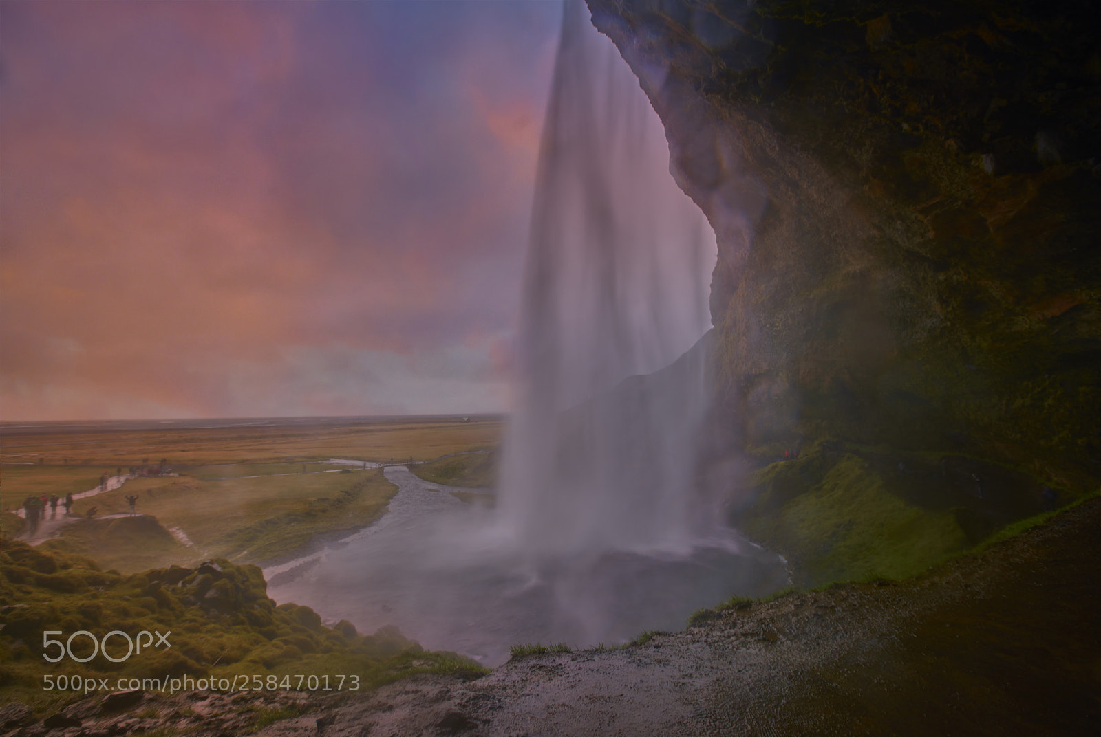 Sony a7R II sample photo. Behind the falls photography