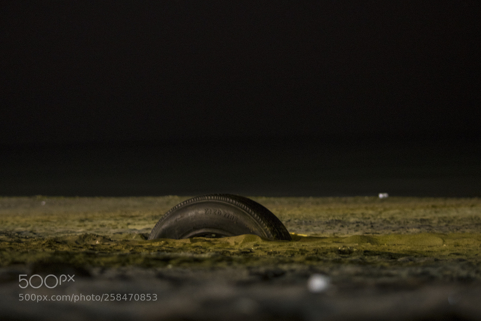 Nikon D3300 sample photo. Tire in sand photography
