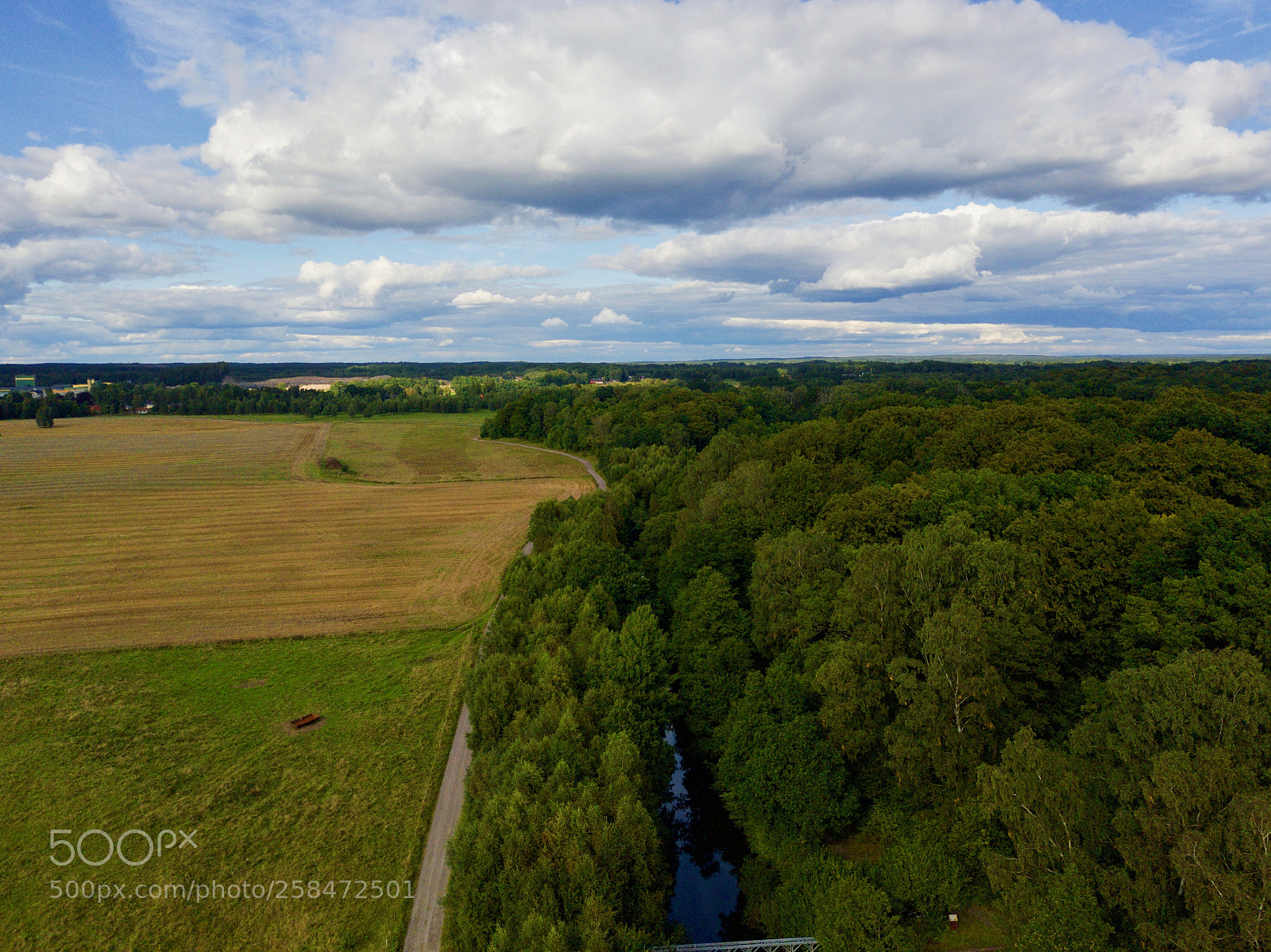 DJI FC220 sample photo. Aerial view over automn photography