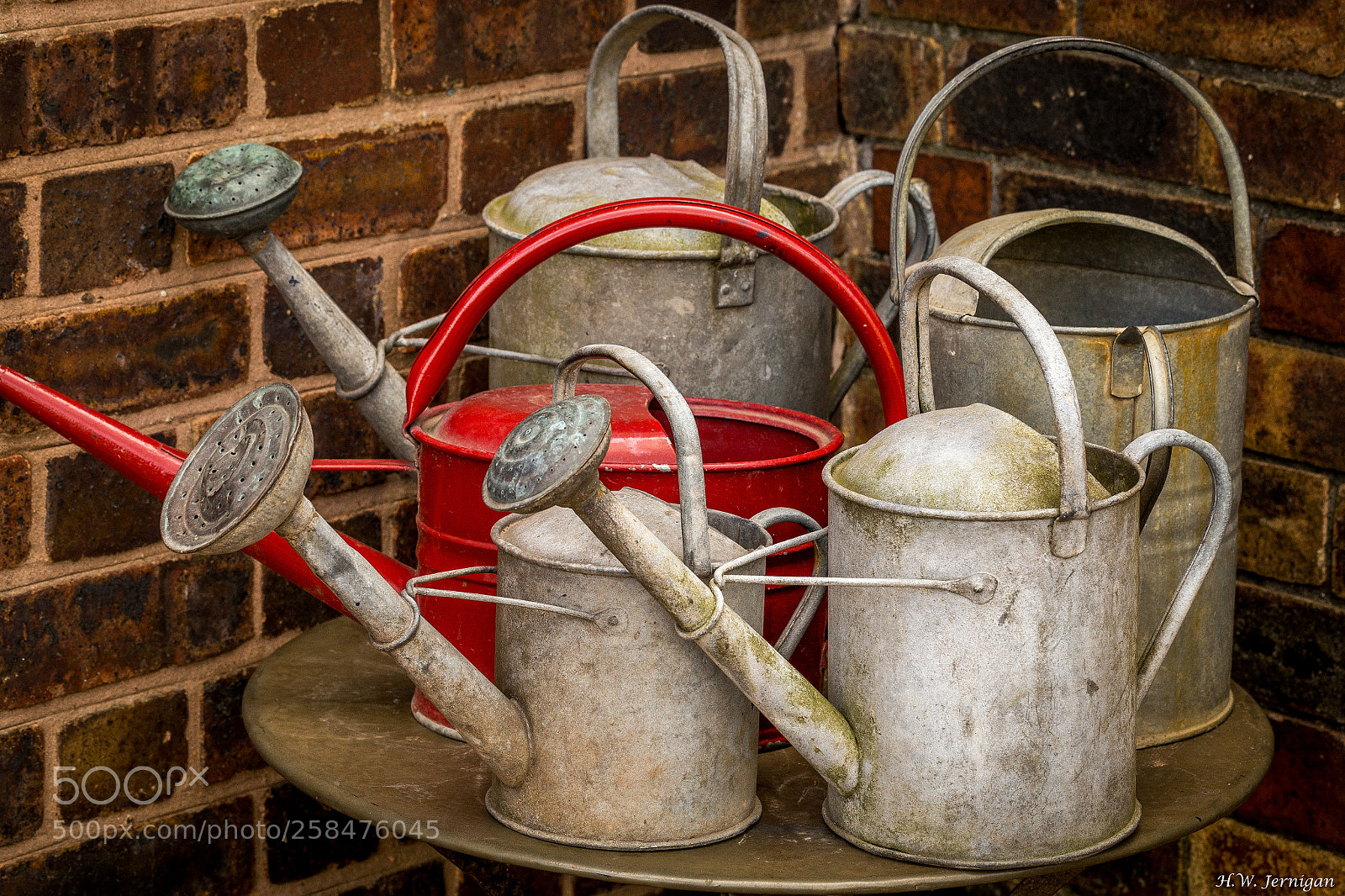 Canon EOS 6D sample photo. Watering cans photography
