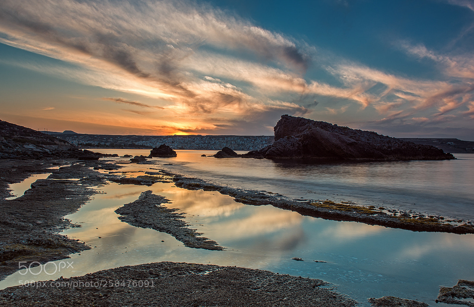 Nikon D600 sample photo. Sitia,crete,sunset photography