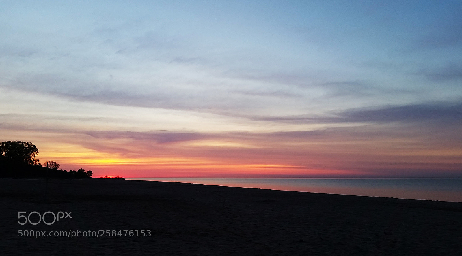 Samsung Galaxy S5 sample photo. Painted horizon photography