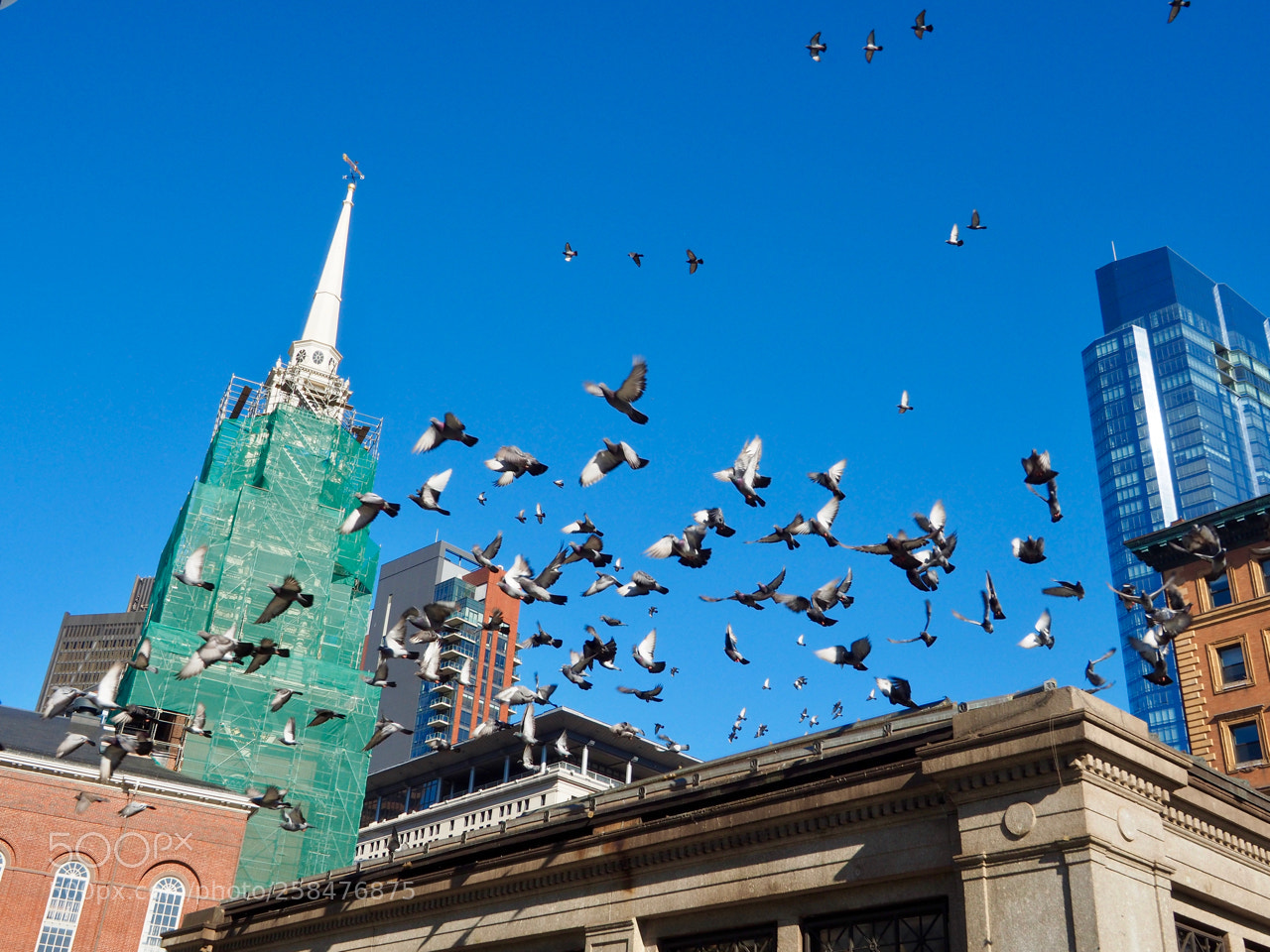 Olympus OM-D E-M5 II sample photo. Boston downtown photography