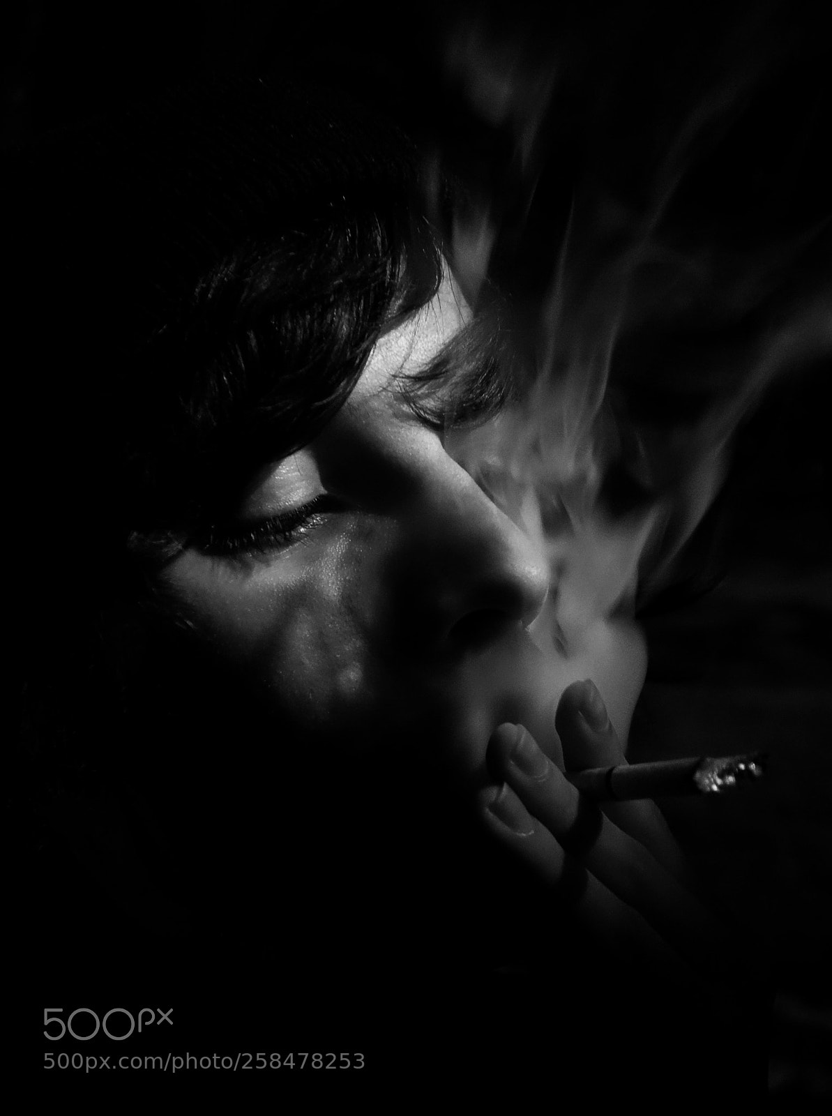 Sony Cyber-shot DSC-RX100 sample photo. Smoker photography