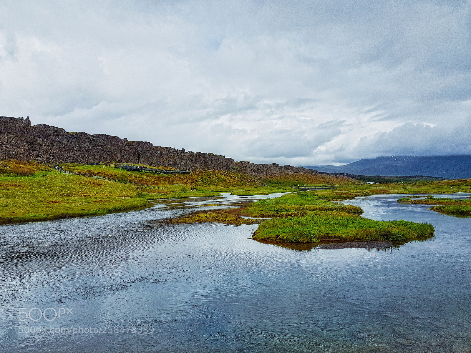 Samsung Galaxy S7 sample photo. Þingvellir blues photography