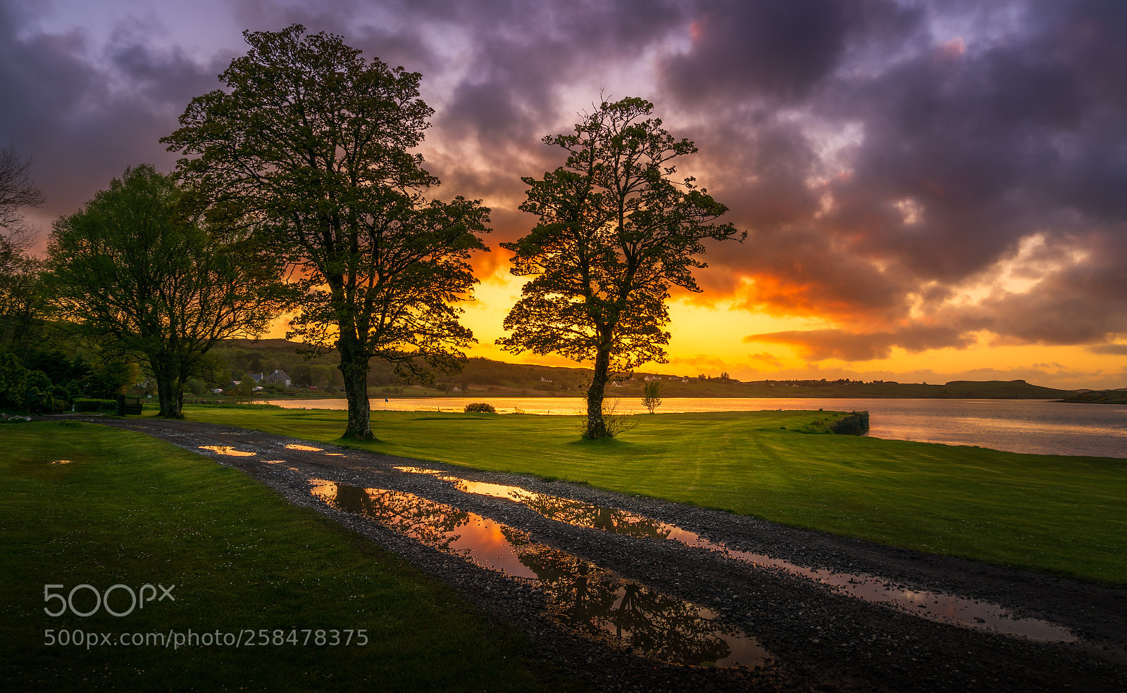 Sony a7R II sample photo. Loch snizort sunset 2018 photography