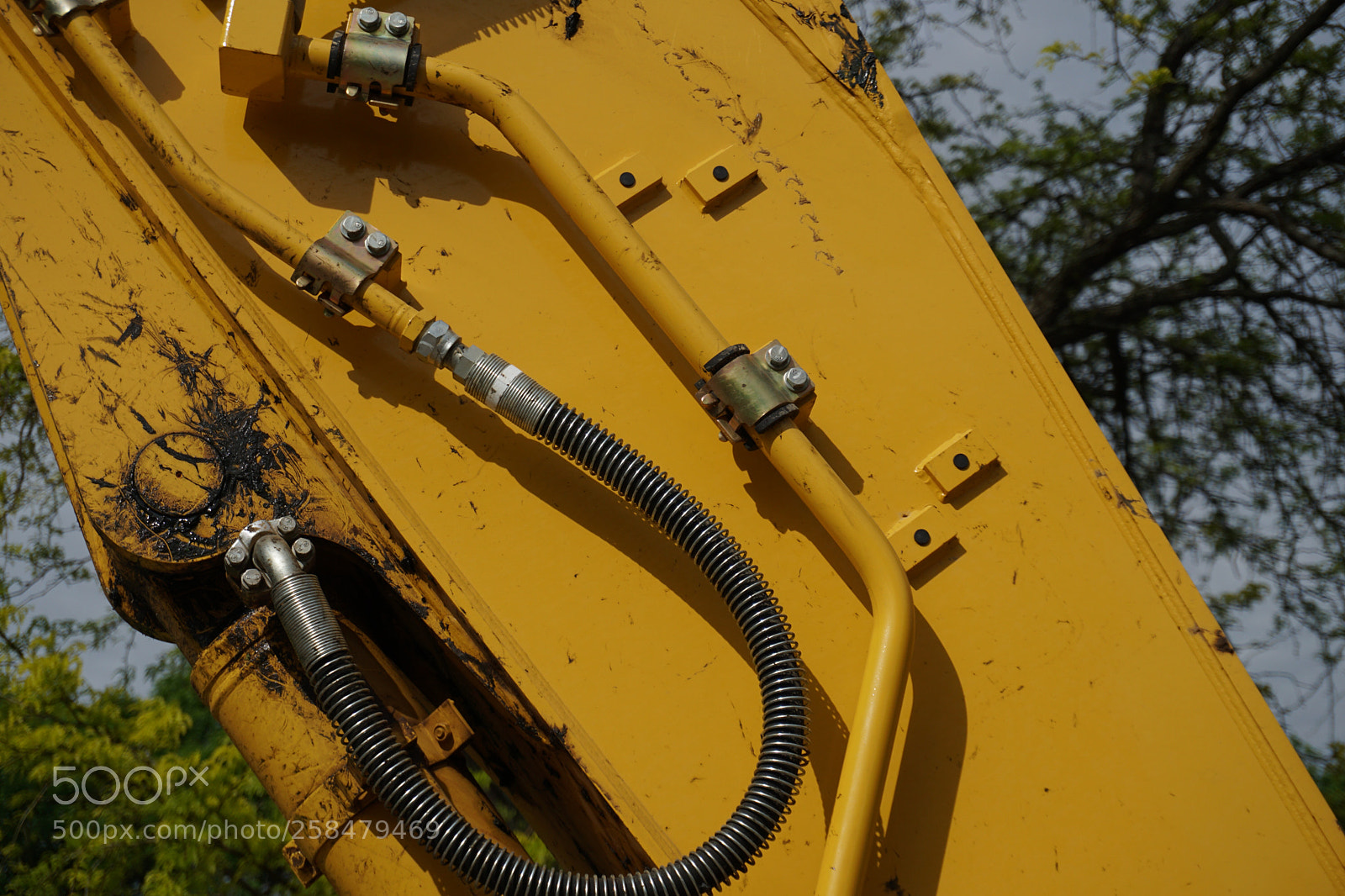 Sony a6300 sample photo. Yellow construction  photography