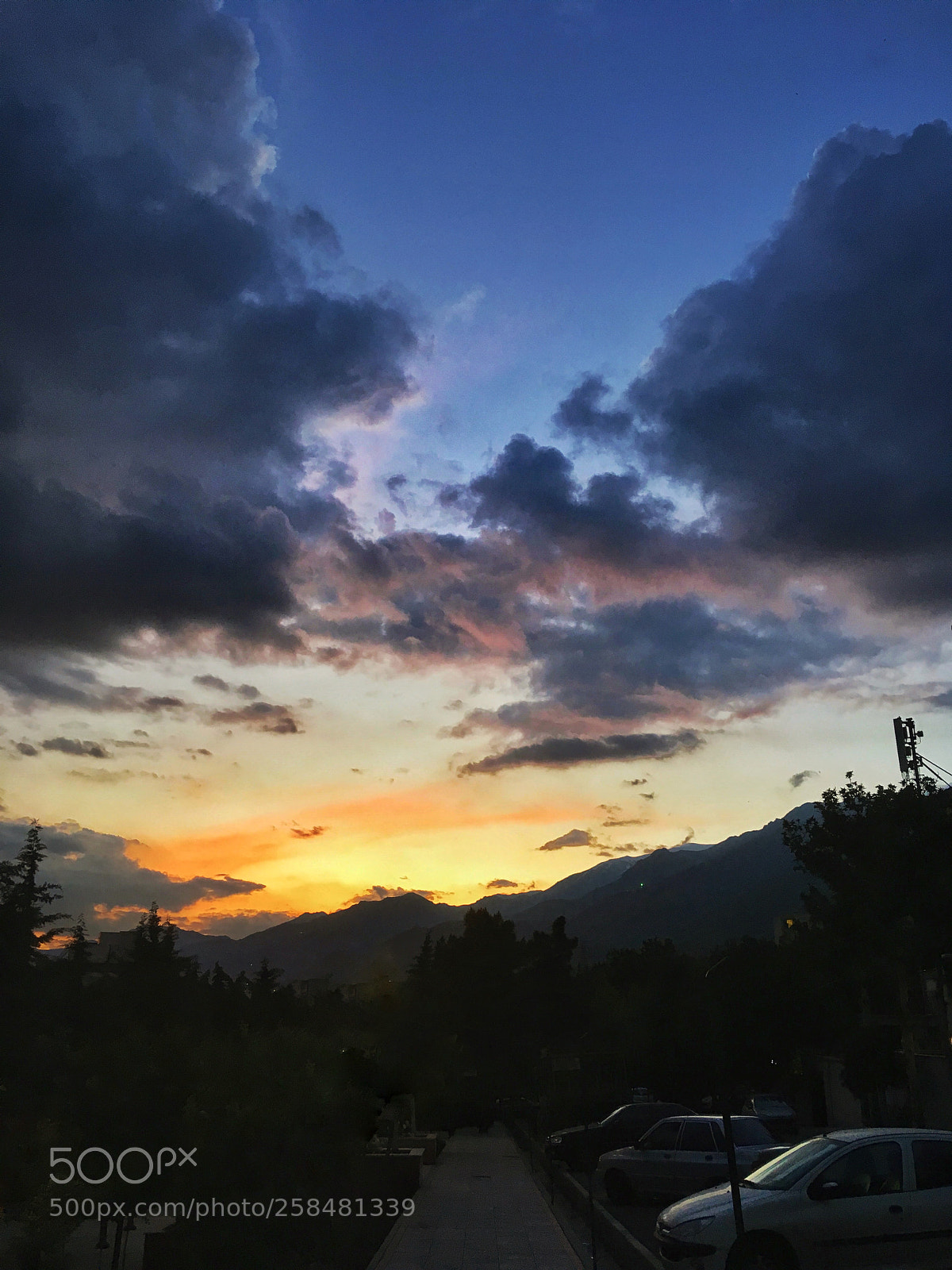Apple iPhone SE sample photo. Tehran's sunset photography