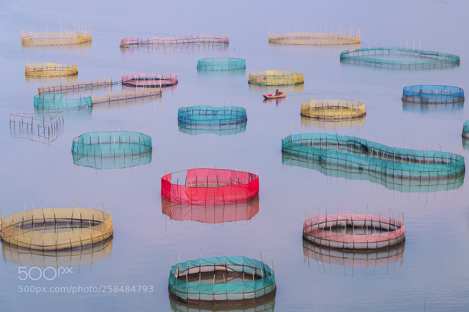 Nikon D850 sample photo. Colorful nets, xiapu china photography