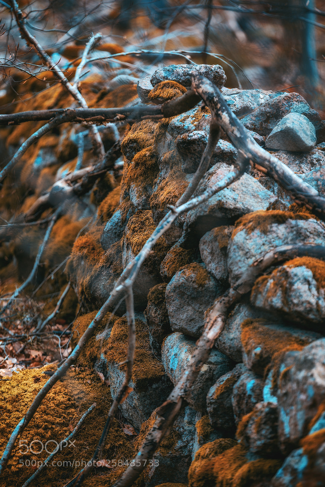 Canon EOS 6D sample photo. Wall of rocks deep photography