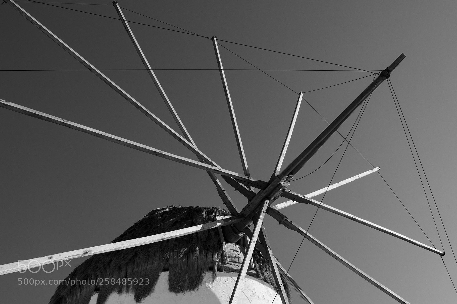 Canon EOS 100D (EOS Rebel SL1 / EOS Kiss X7) sample photo. Greek windmill photography