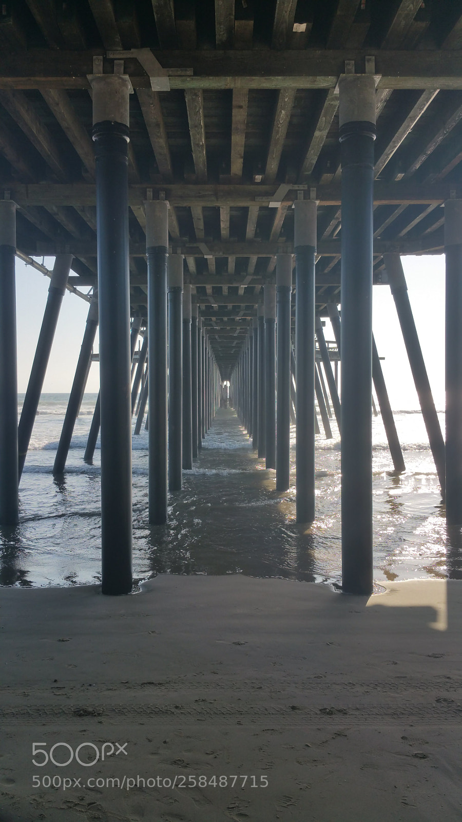 Samsung Galaxy Note4 sample photo. Rebuilt pier photography