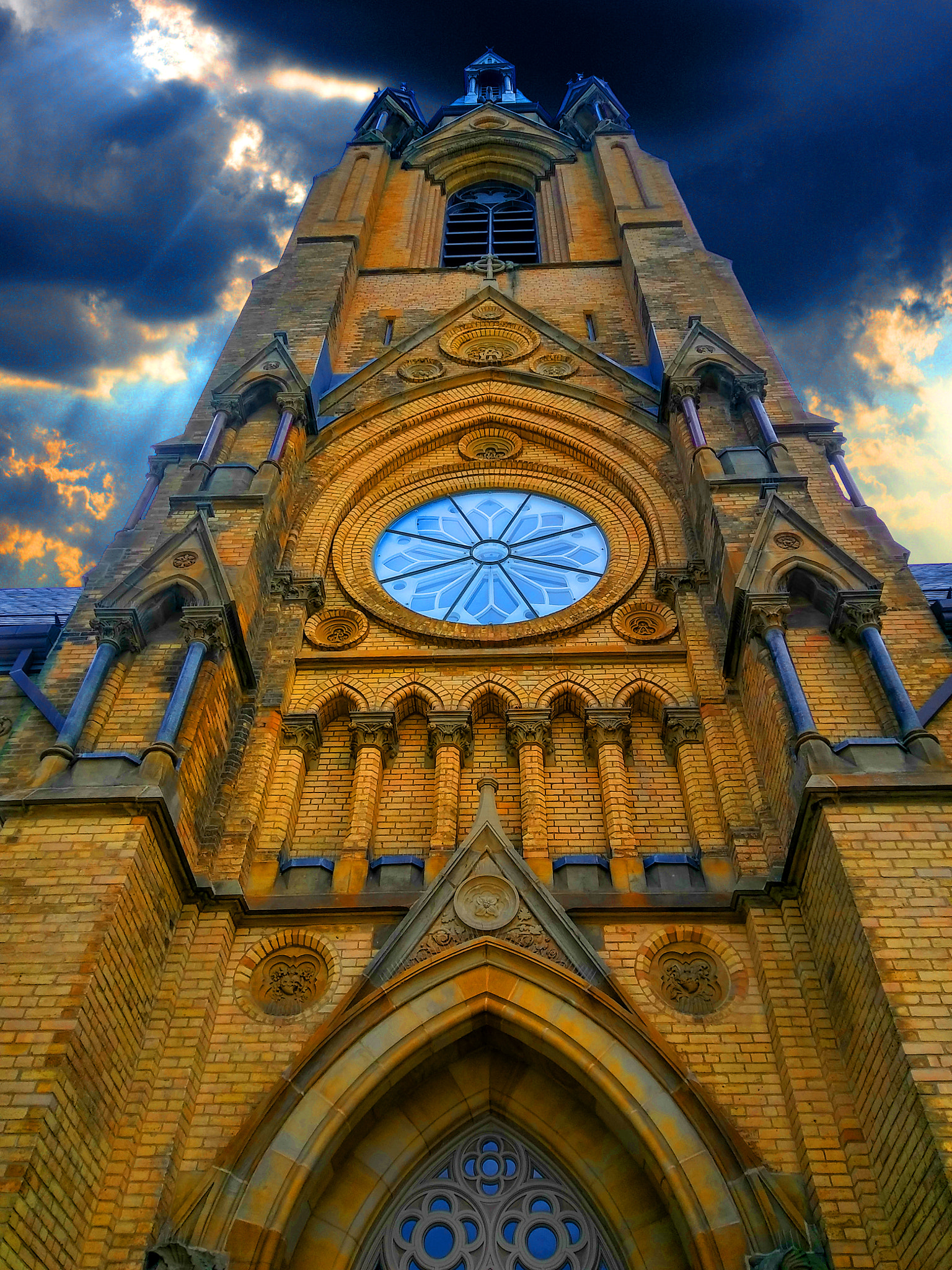 LG STYLO 2 PLUS sample photo. Church steeple photography