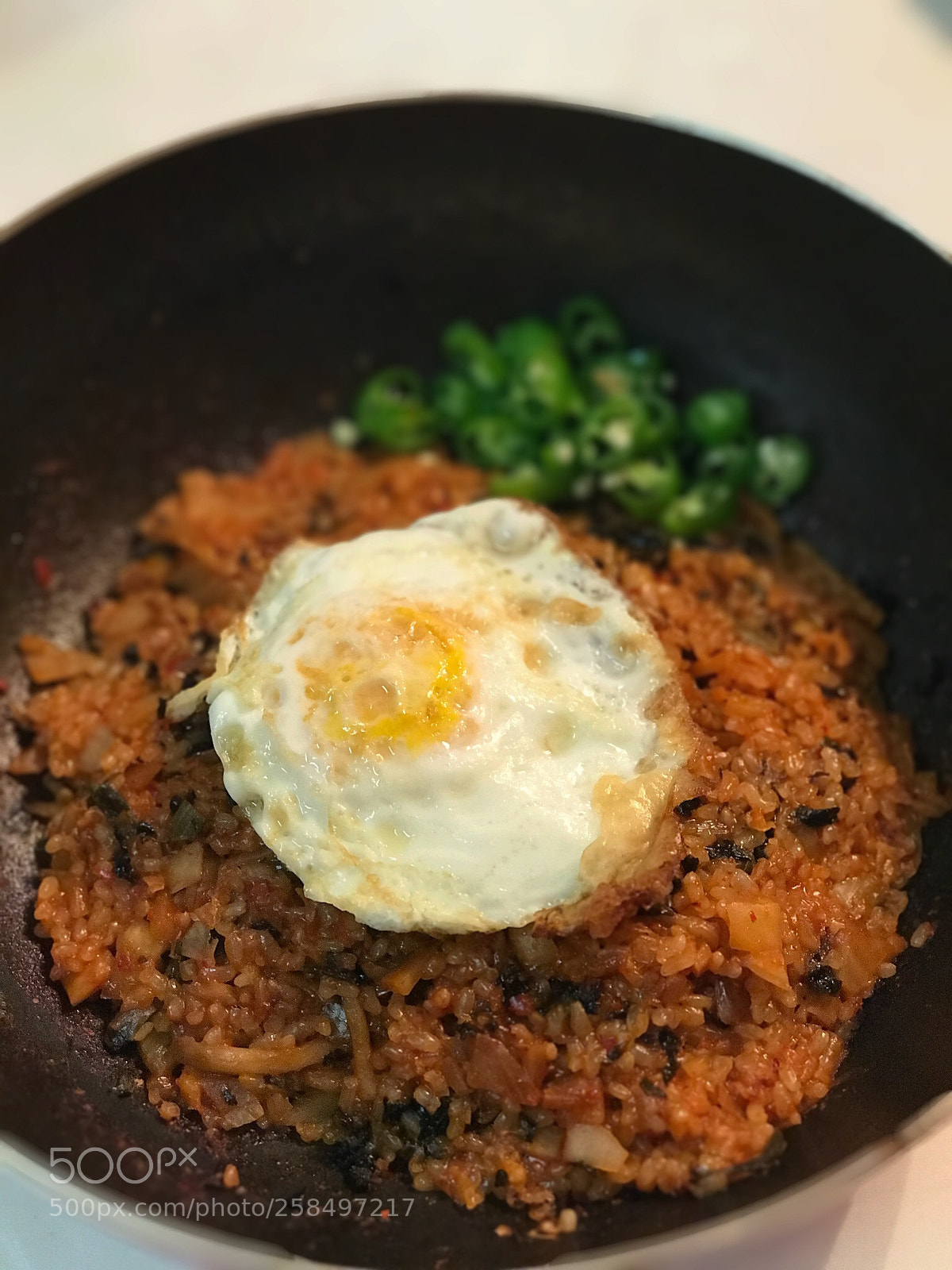 Apple iPhone 7 Plus sample photo. Kimchi fried rice photography