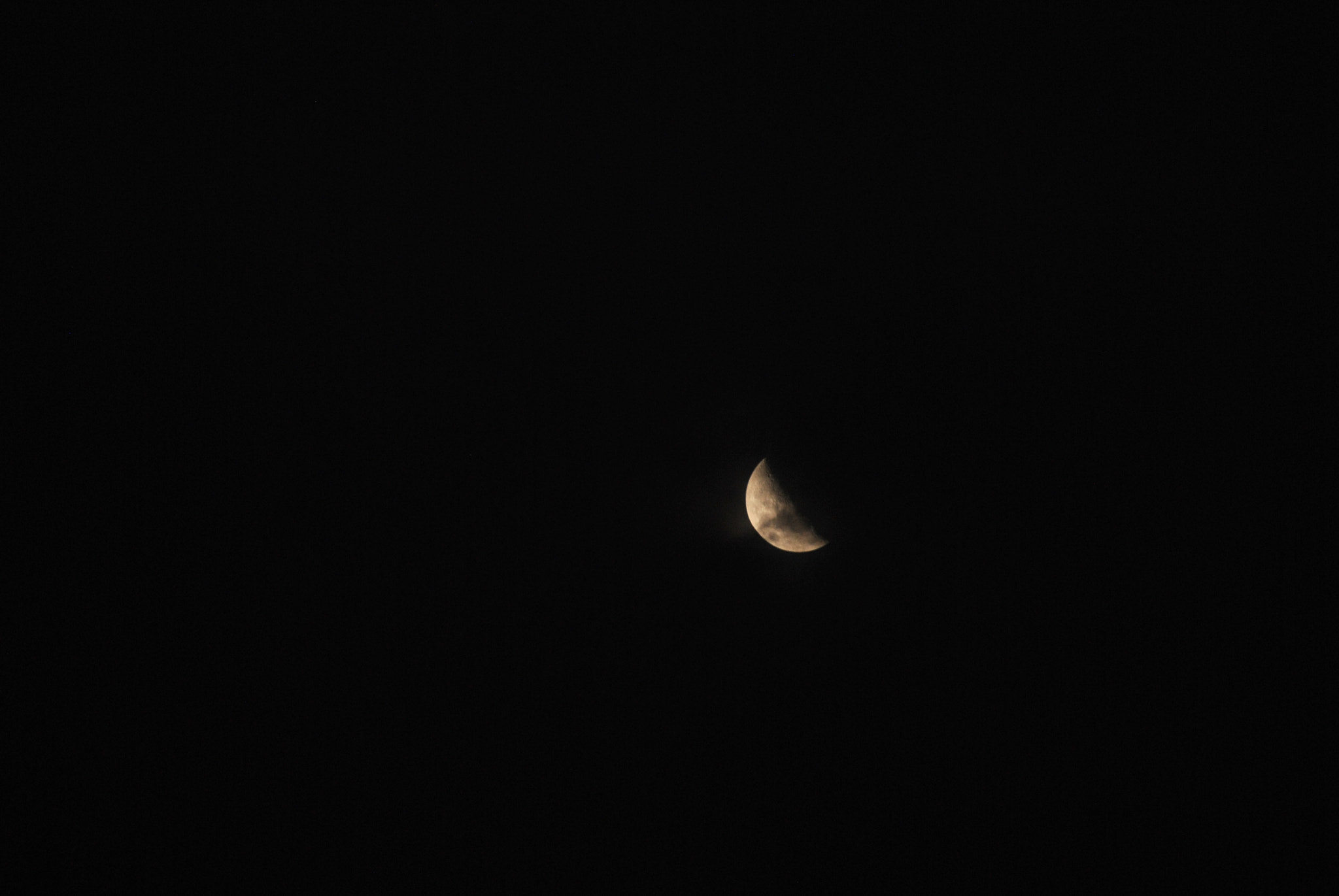 Nikon D3000 sample photo. Dark moon photography