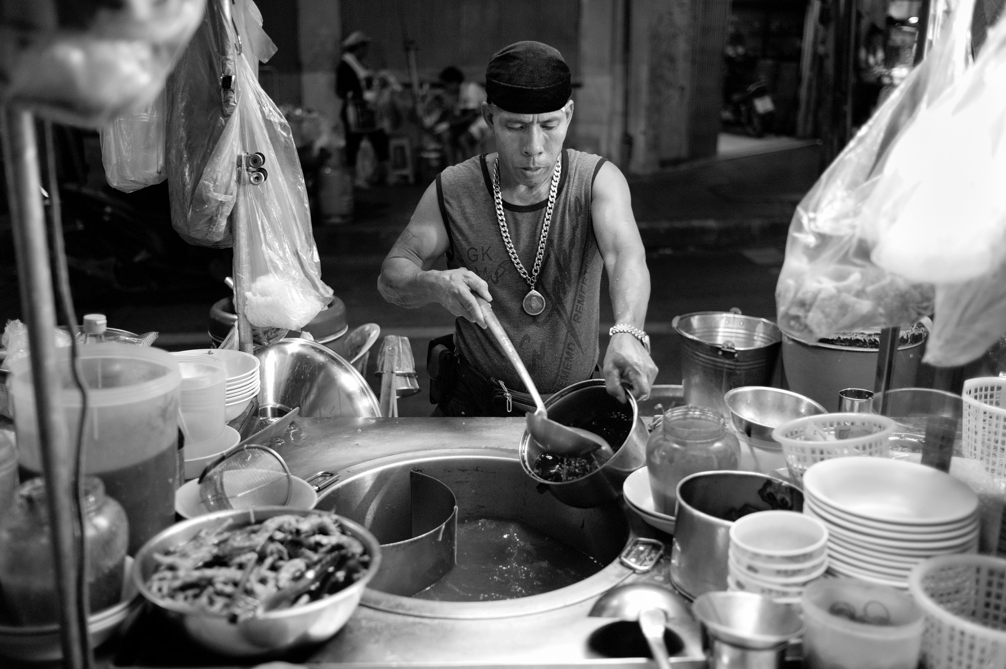 Leica M-Monochrom sample photo. Noodles photography