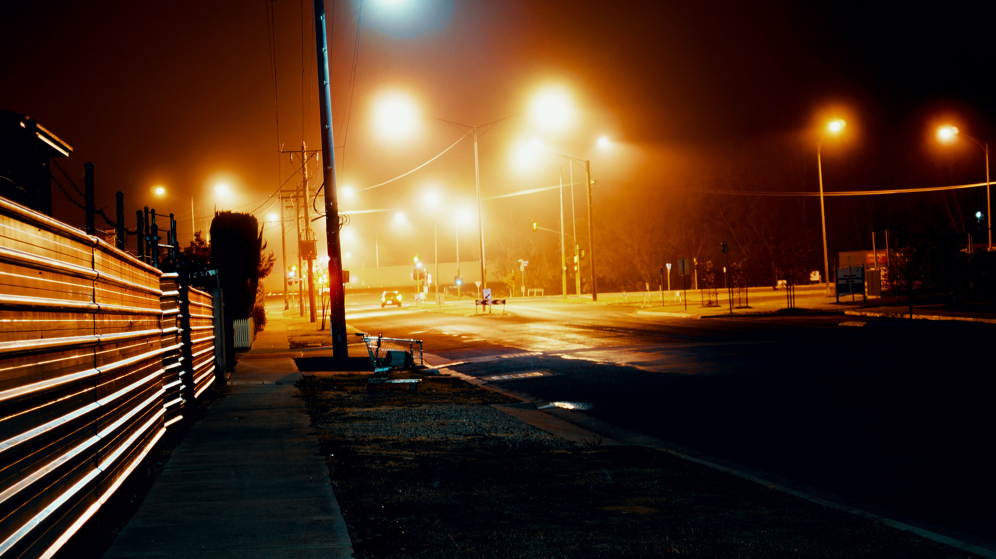 Sony Alpha a3500 sample photo. Midnight fog photography