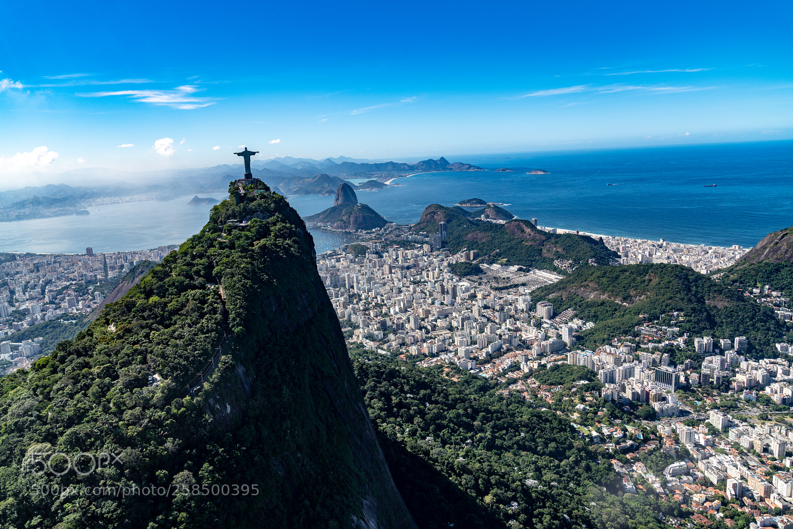 Sony a7R III sample photo. Christ redeemer aerial photography