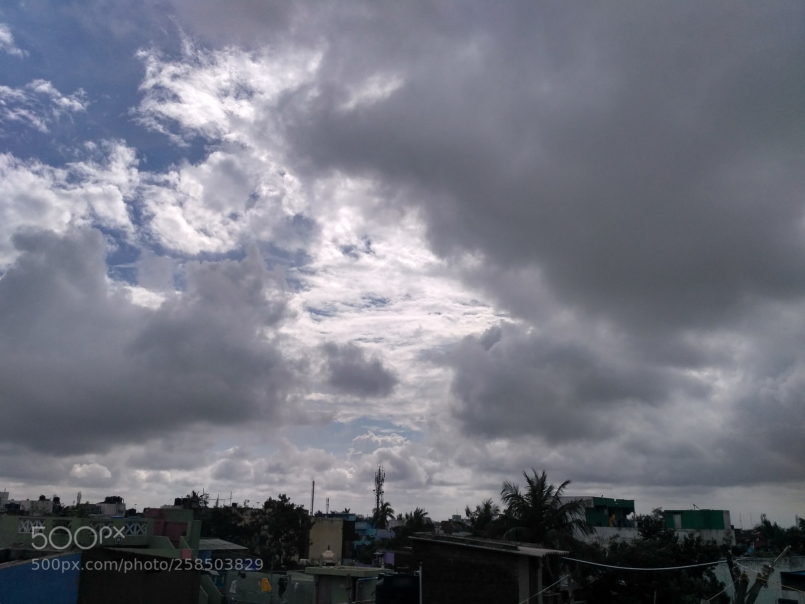 Xiaomi Redmi 3S sample photo. City covered with the photography