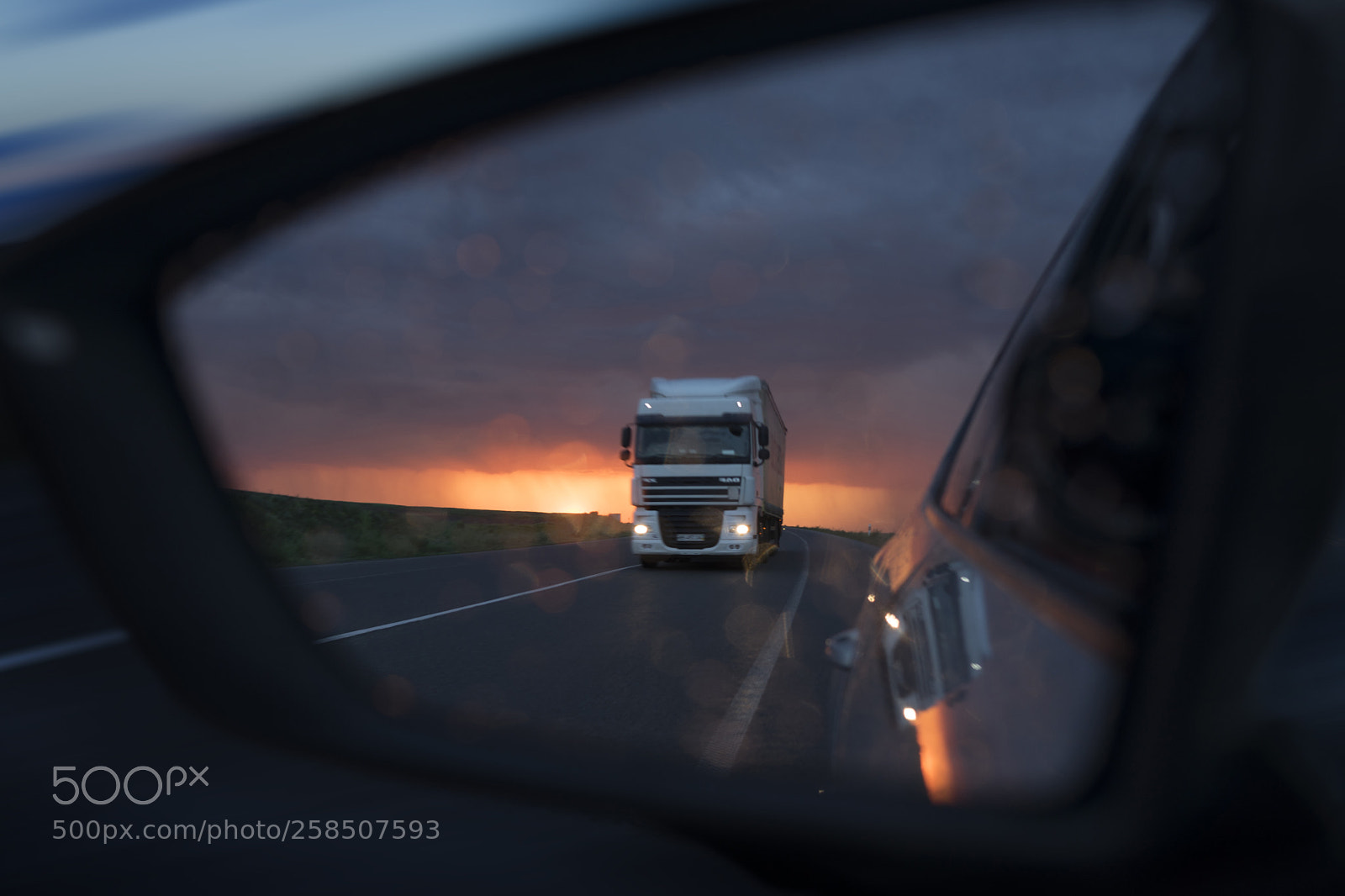 Sony a7R sample photo. Sunset road photography