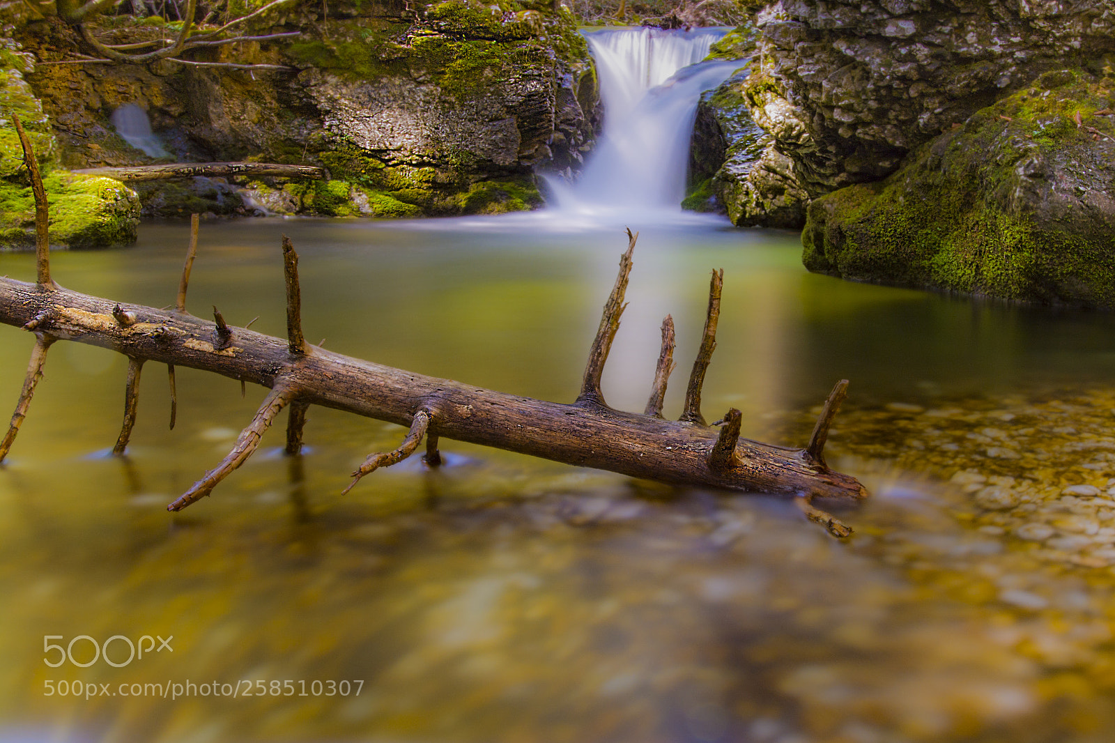 Nikon D7100 sample photo. Hidden waterfall in gorge photography