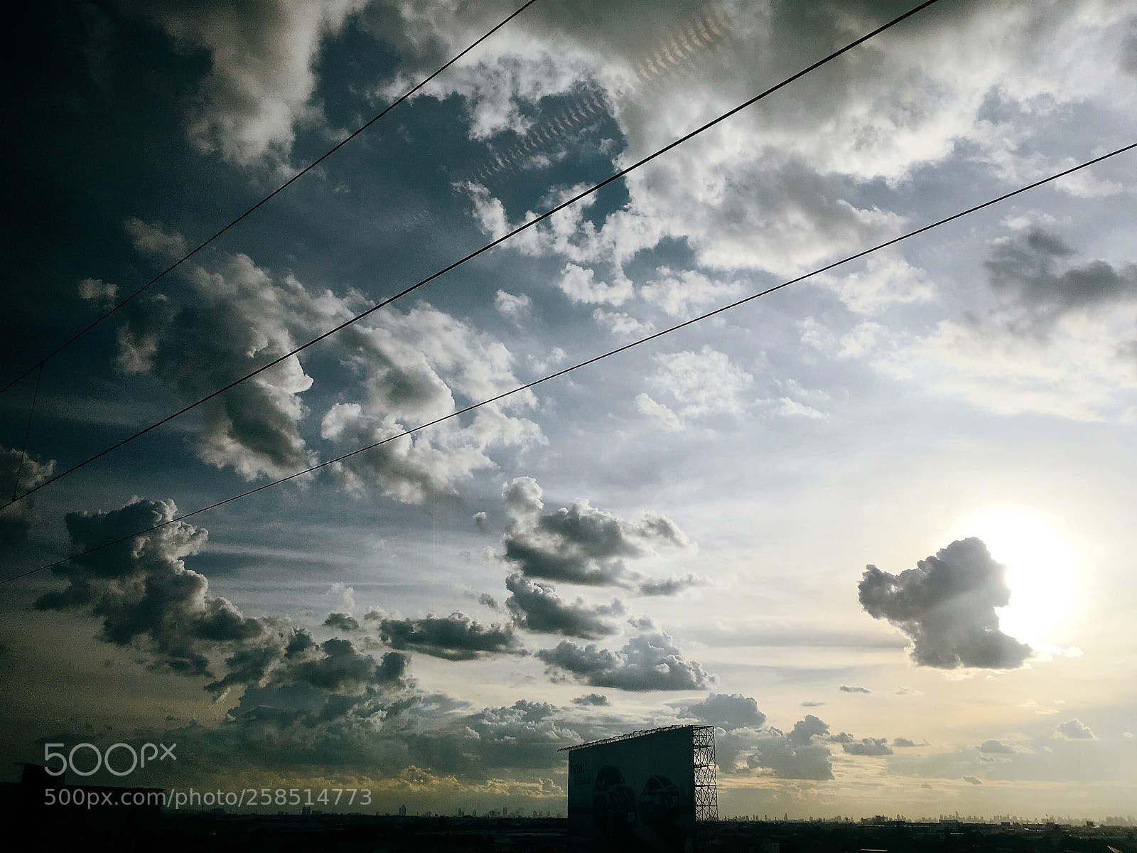 Apple iPhone SE sample photo. Sky of bangkok photography