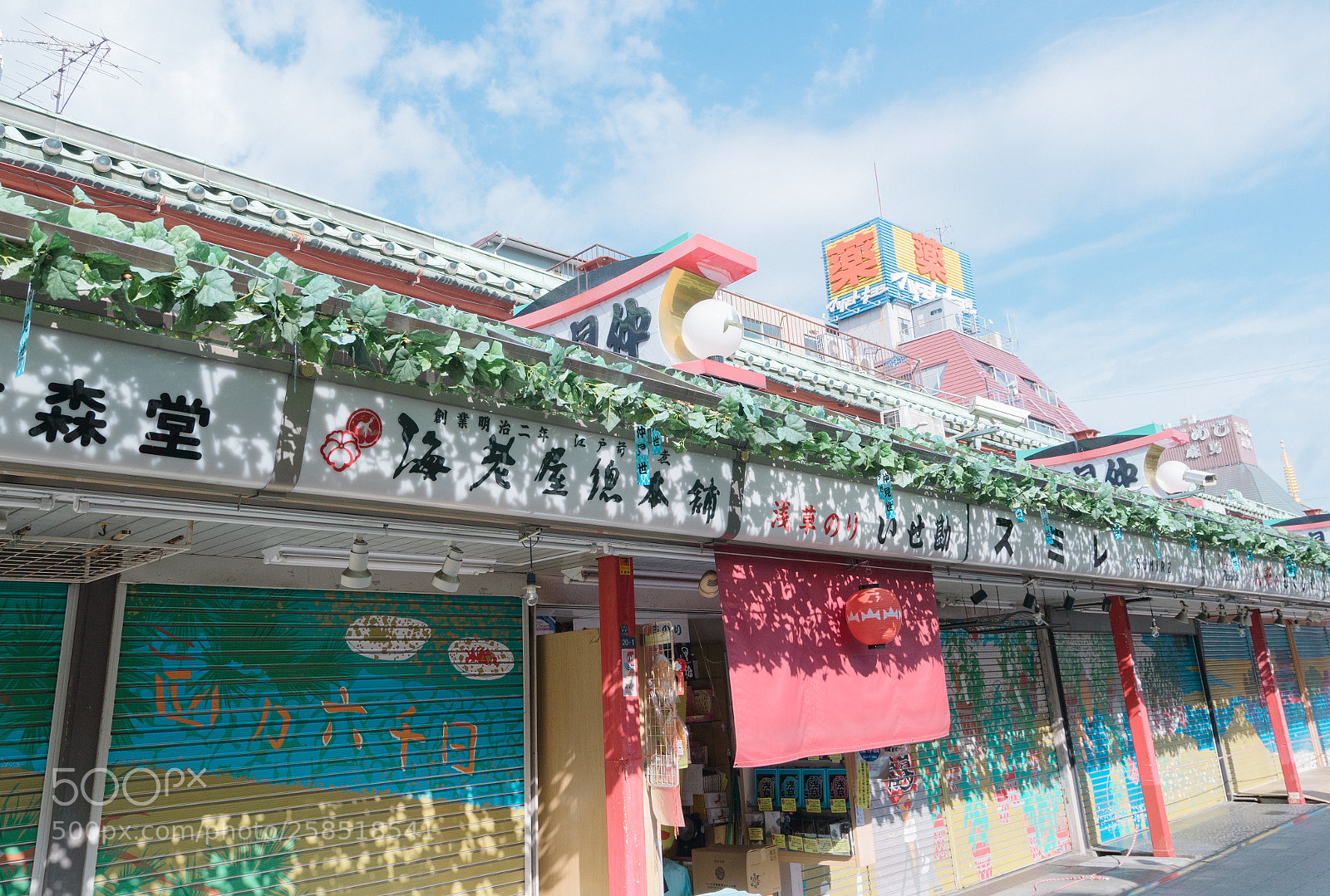 Sony a7 II sample photo. Asakusa nakamise photography