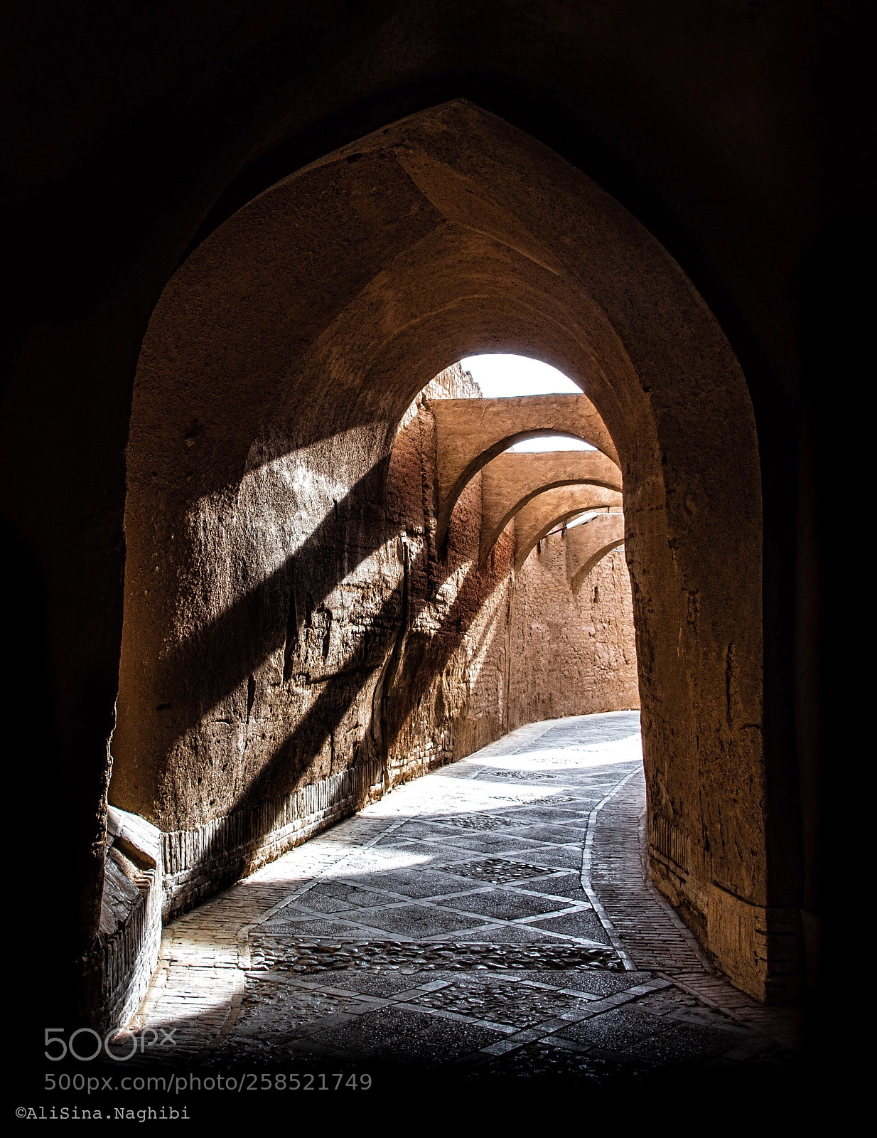 Nikon D750 sample photo. Yazd explore passage through photography