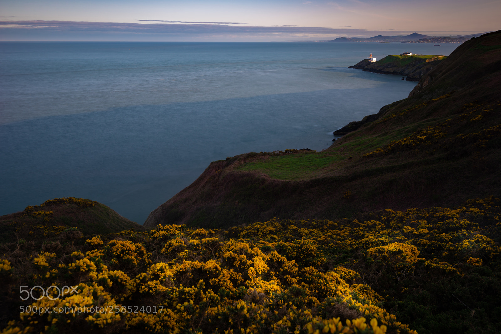 Nikon D610 sample photo. Baily lighthouse sunset photography