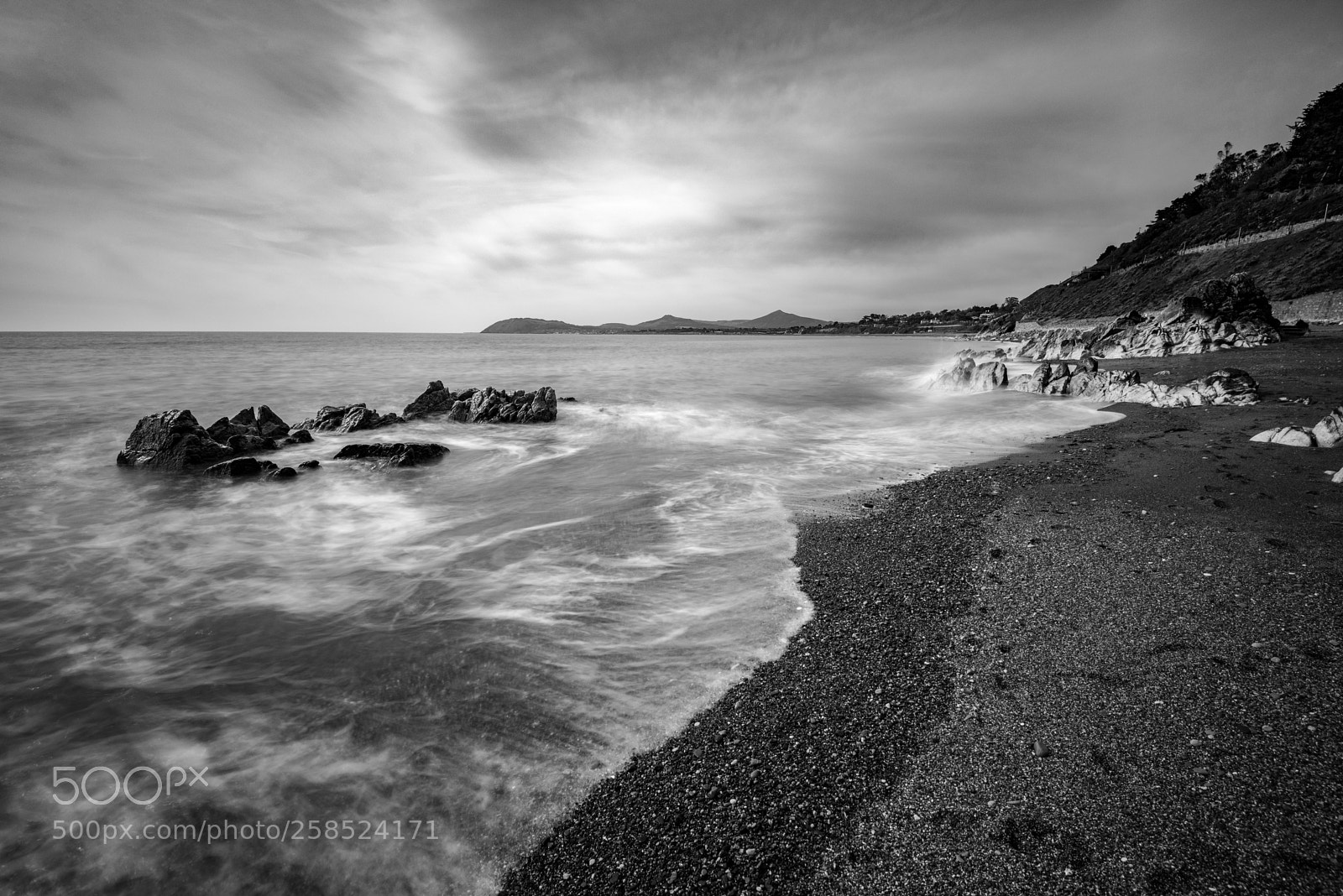 Nikon D610 sample photo. White rock beach dalkey photography