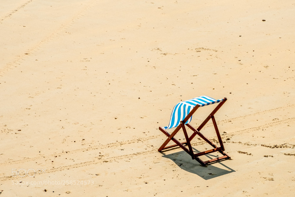 Fujifilm X-Pro2 sample photo. Deck chair photography