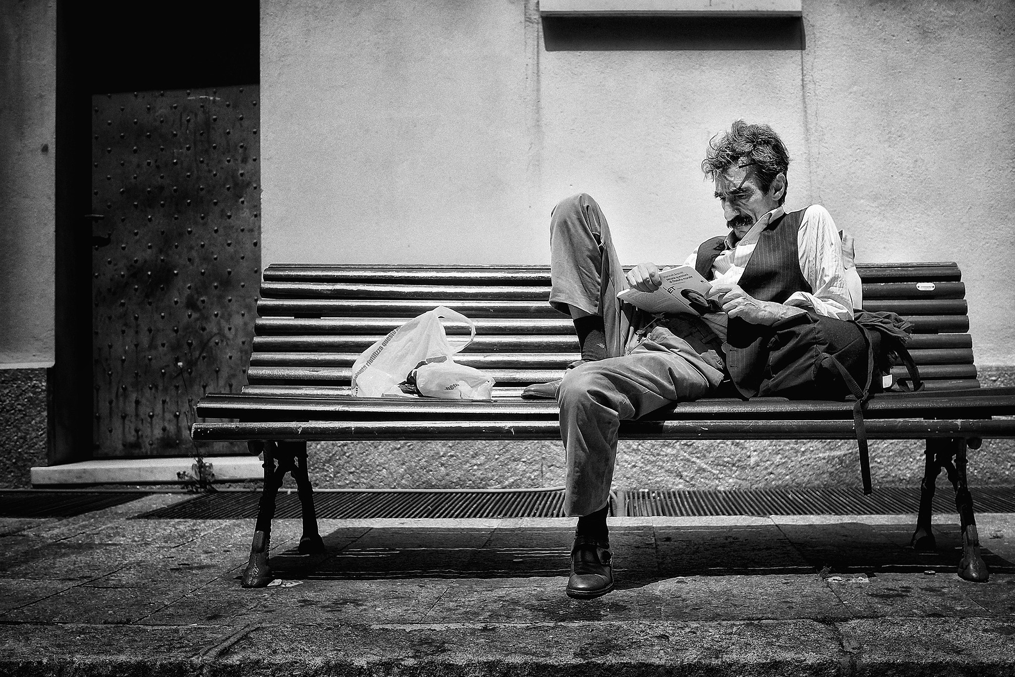 Panasonic Lumix DMC-GM1 sample photo. Street philosophy photography