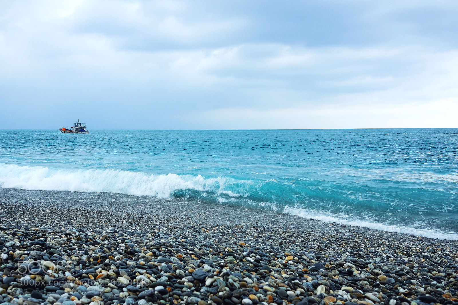 Fujifilm X70 sample photo. The blue sea photography