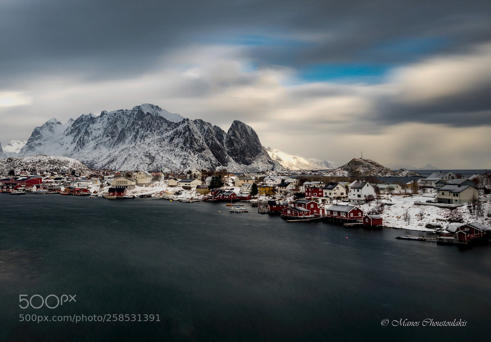 Sony a7 II sample photo. The winter in reine photography