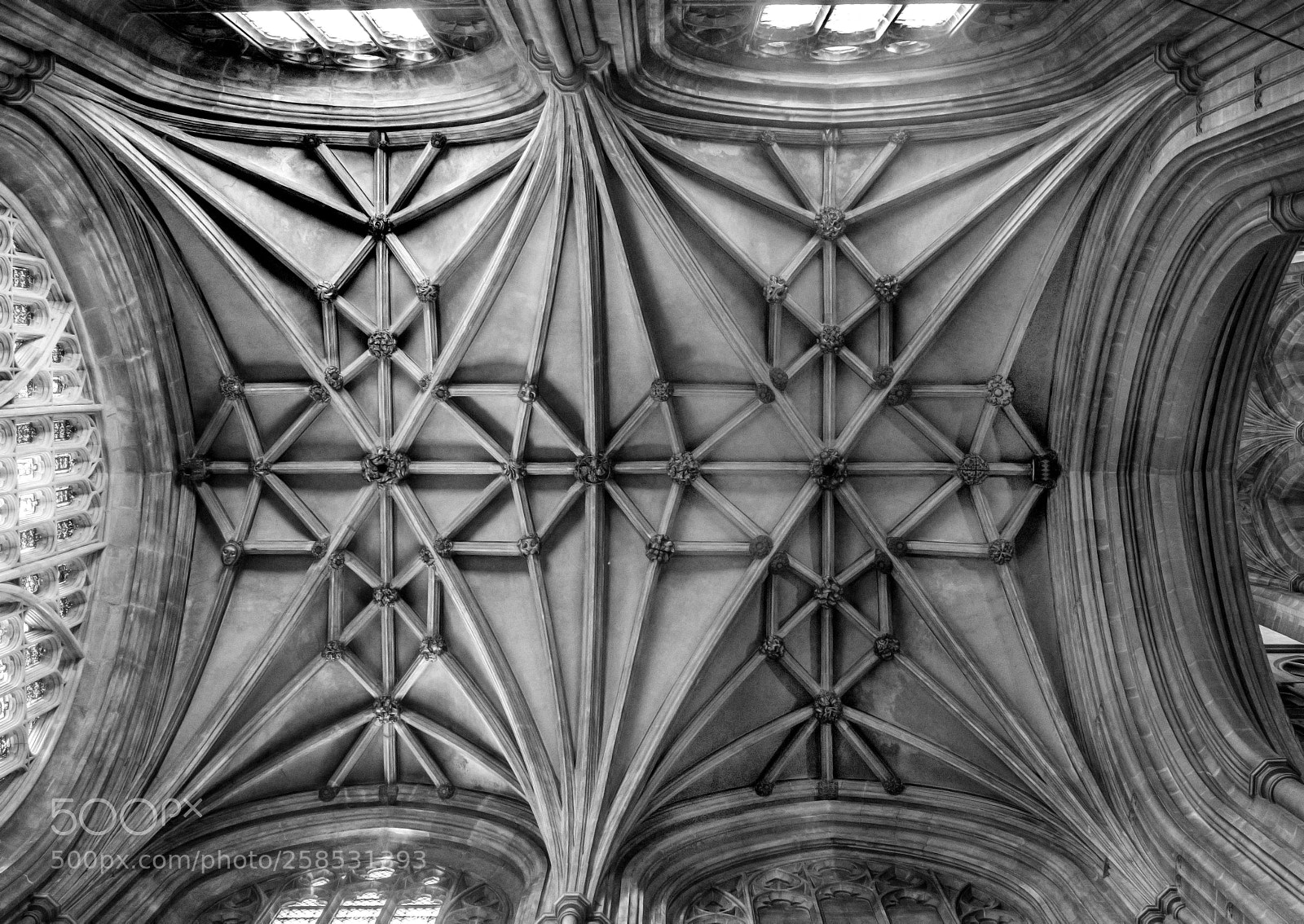 Nikon D7200 sample photo. Ceiling, canterbury cathedral photography