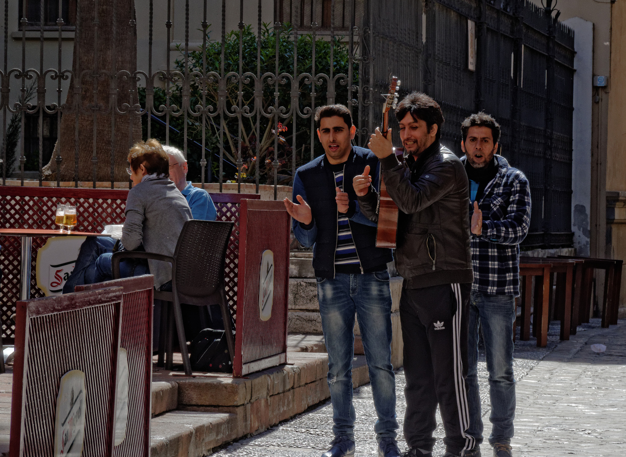 Nikon D7000 sample photo. Street musicians photography