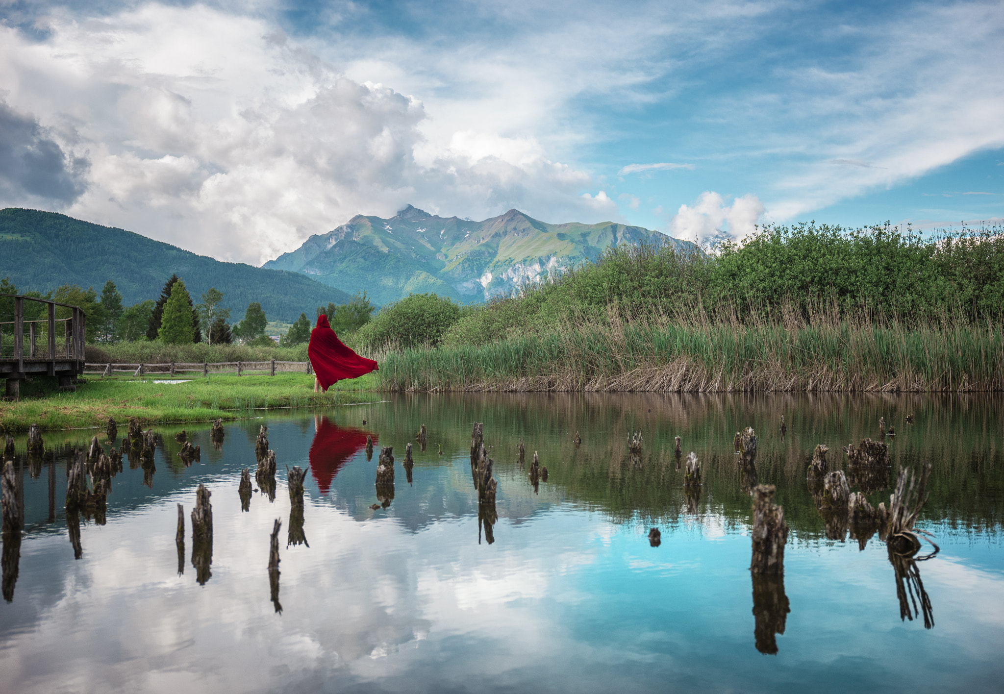 Leica SL (Typ 601) sample photo. The red dress. photography