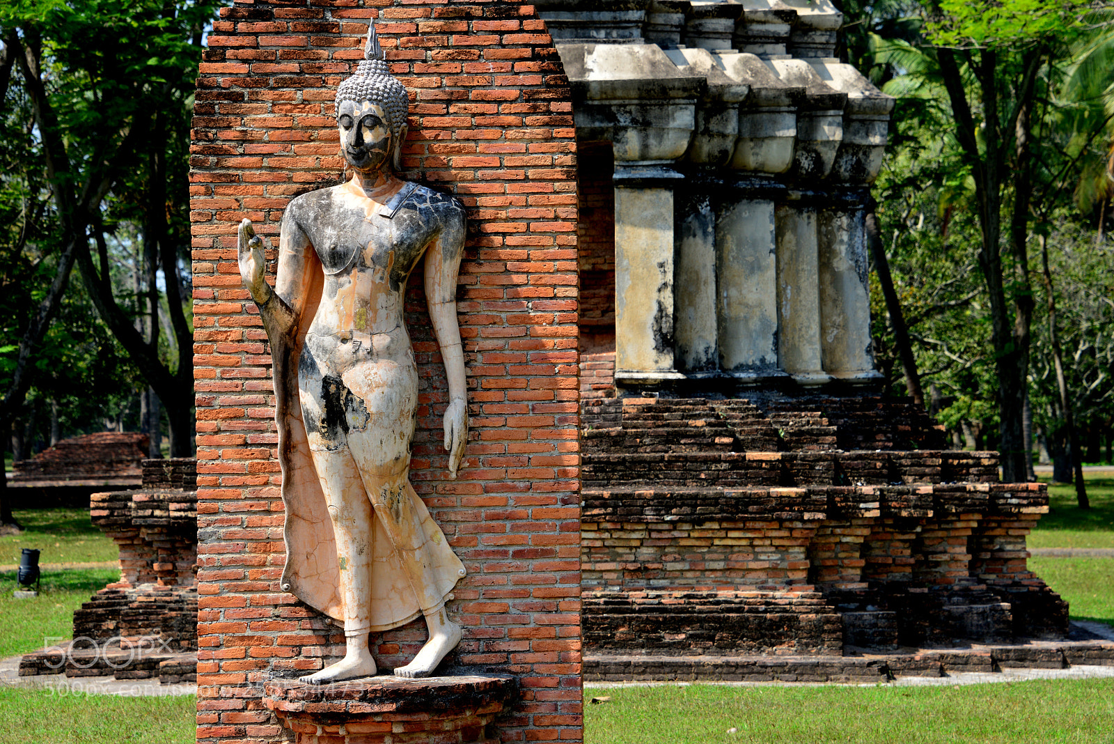 Nikon D800 sample photo. Wat traphang ngoen photography
