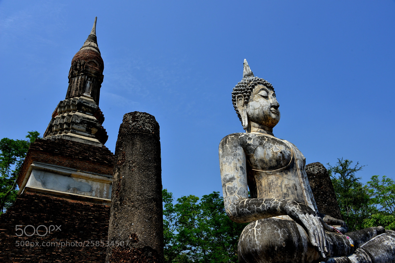 Nikon D800 sample photo. Wat traphang ngoen photography