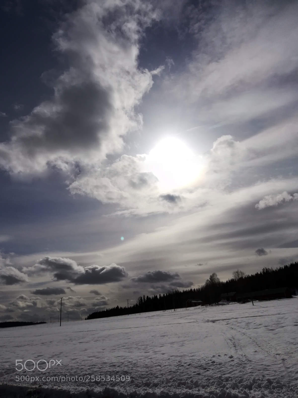 HUAWEI P10 lite sample photo. Winter in finland photography