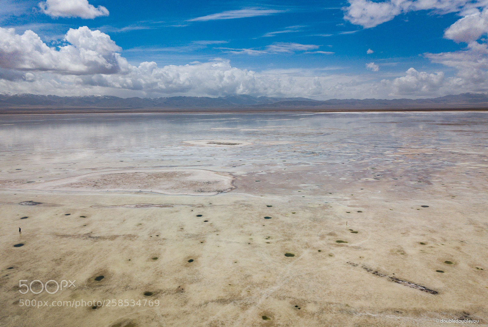 DJI FC220 sample photo. Chakayan salt lake, qinghai photography