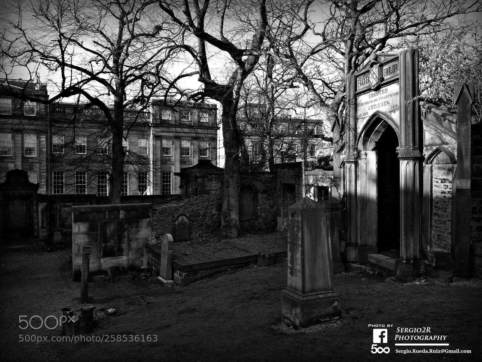 Xiaomi Redmi 4X sample photo. Cementerio edimburgo photography