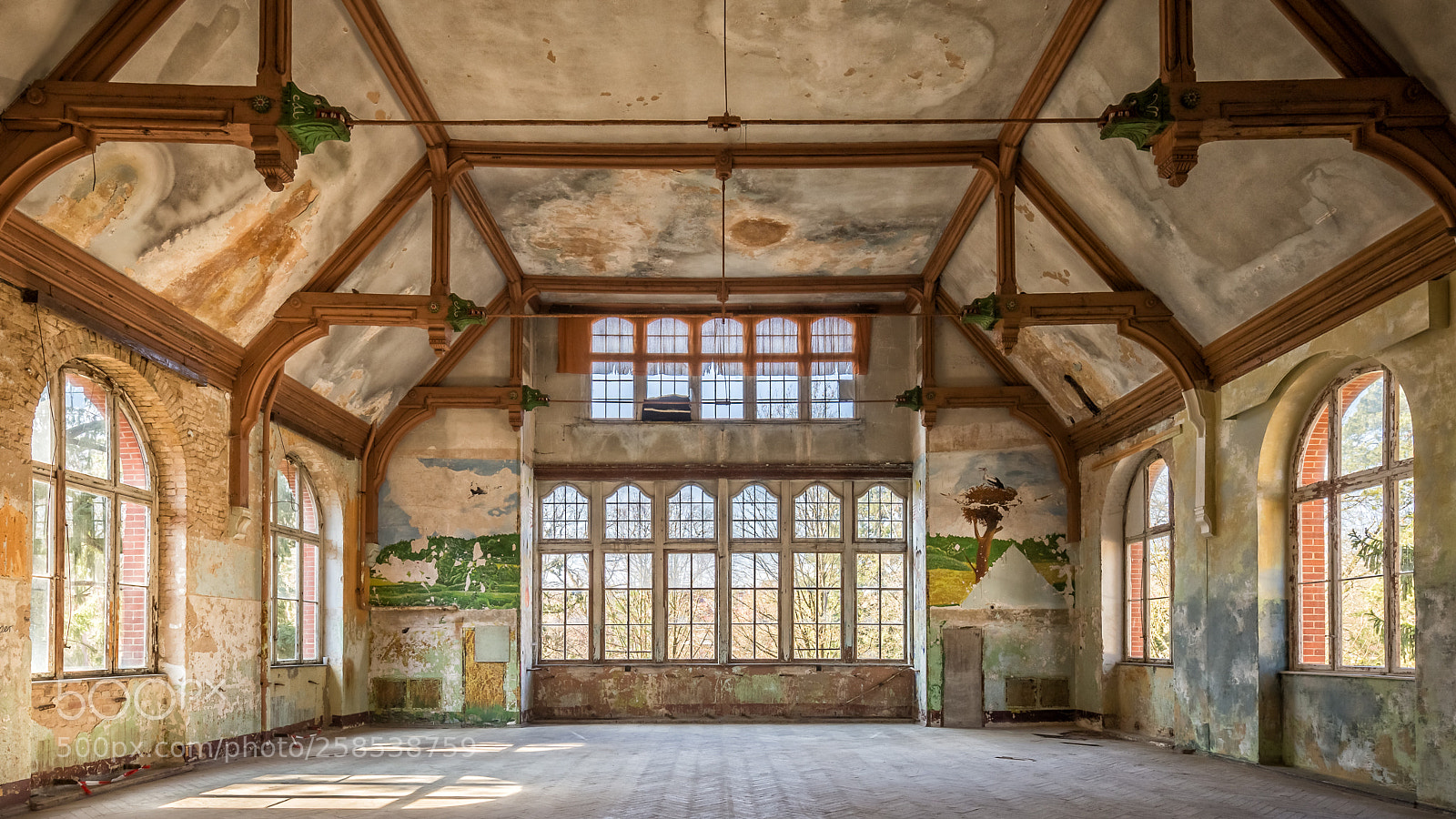 Canon EOS 6D sample photo. Old gym photography