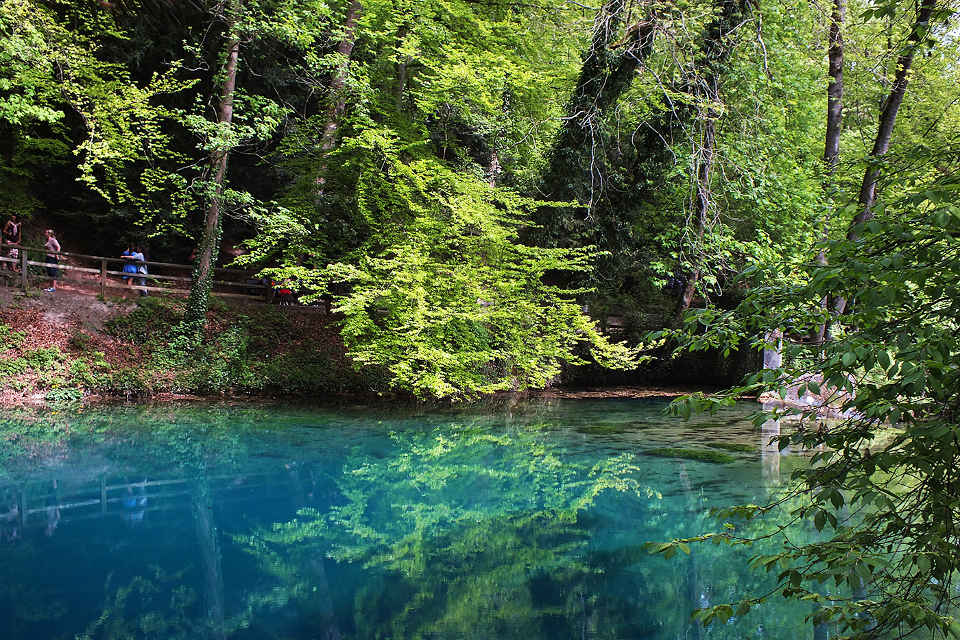 Fujifilm FinePix HS30EXR sample photo. Blautopf  - blaubeuren photography