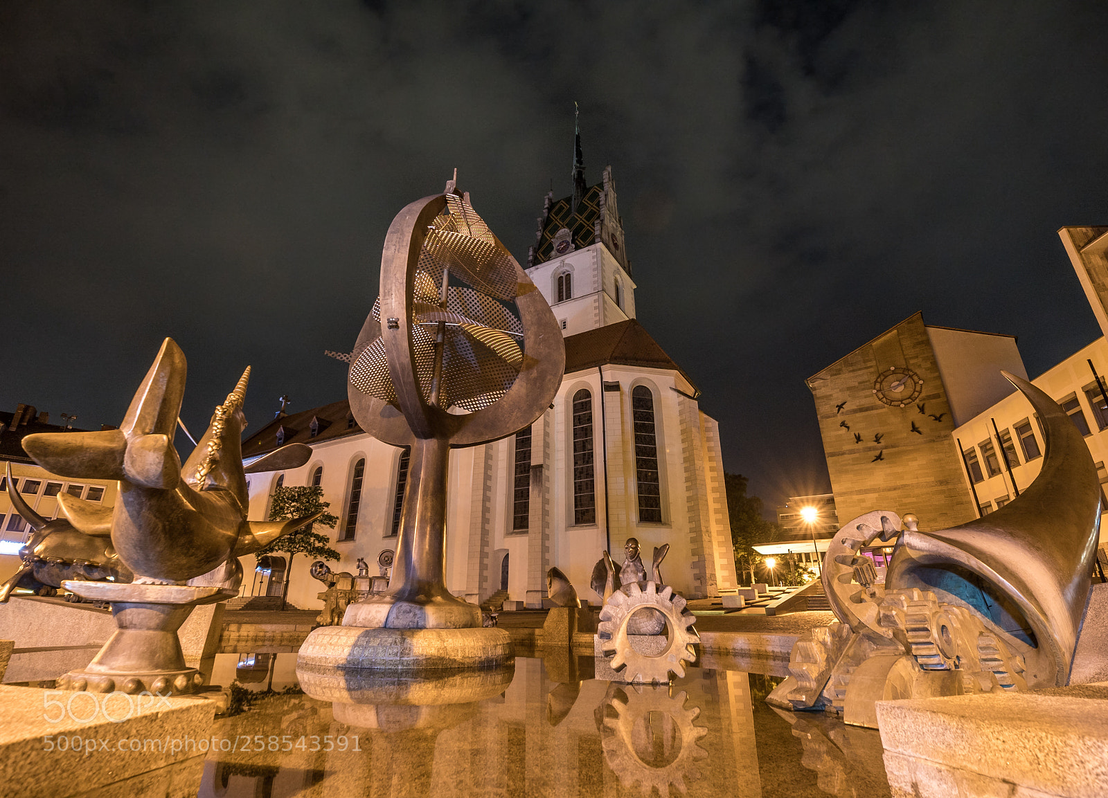 Sony a7S sample photo. Rathausplatz friedrichshafen photography