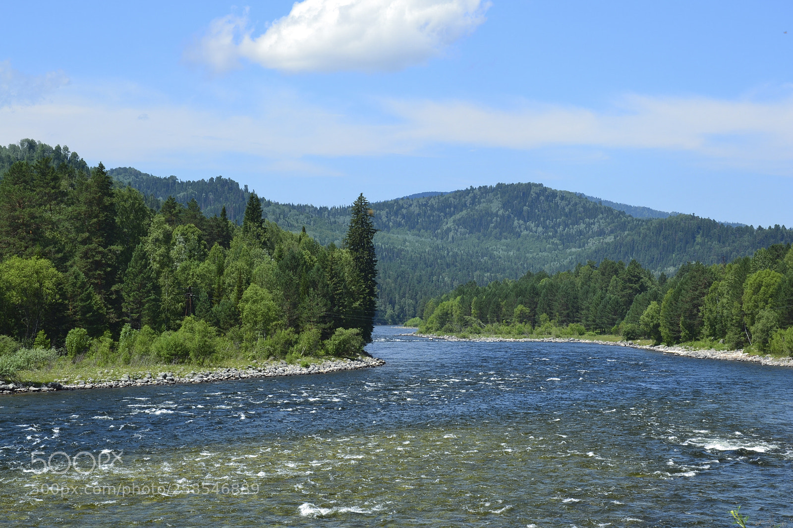 Nikon D3100 sample photo. Mountain river photography